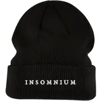 Insomnium Beanie - Logo - zwart | Maat Standard