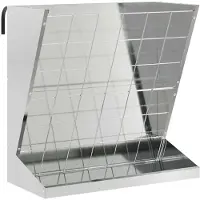 vidaXL Hooihouder Zilver 71 x 33 x 70 cm Gegevens staal