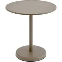 Muuto Linear Steel Café Tafel Taupe | Ø 70cm - H 73cm