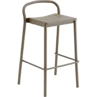 Muuto Linear Steel Counter Bar Stool Taupe | 75 cm
