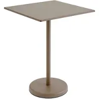Muuto Linear Steel Café Tafel Taupe | 70cm x 70cm - H: 95cm