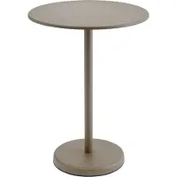 Muuto Linear Steel Café Tafel Taupe | Ø 70cm - H 95cm