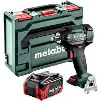 Metabo SSW 18 LTX 550 BL accu-slagmoersleutel 18 V 550 Nm borstelloos + 1x LiHDX accu 8,0 Ah + metaBOX - zonder oplader