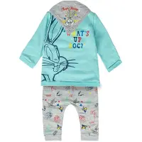 Cerda Warner Cotton Brushed Looney Tunes Baby Tracksuit Blauw 3-6 Months Kinderen