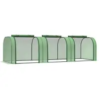 4Goodz Kweekkas met raam 295x100x80 cm foliekas