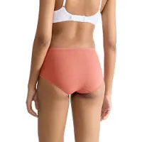 Sloggi Slip 'Basic+ Midi' kersrood / watermeloen rood / wit