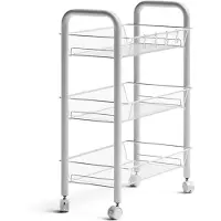 Vicco Tarro Rolcontainer – 45 x 64 cm met wielen Wit