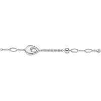 Orphelia Dames 925 Sterling Zilver Set: Ketting + Armband - Zilver SET-028