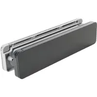 Homebox - de isolerende, tochtvrije en geluiddempende brievenbus – buitendeel aluminium antracietgrijs RAL7016 - binnendeel in grijs RAL7047