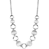 Orphelia Dames 925 Sterling Zilveren Set: Ketting + Armband - Zilver SET-025