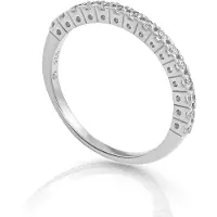Orphelia 'Claire' Dames 925 Sterling Zilveren Ring - Zilver ZR-7539