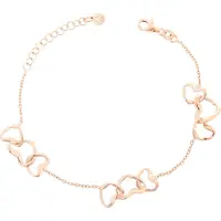 Orphelia 'Zelma' Dames 925 Sterling Zilveren Armband - Roze ZA-7179/RG