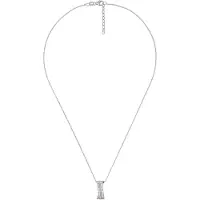 Orphelia Dames 925 Sterling Zilveren Ketting met Hanger - Zilver/Roze ZH-4833