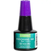 Q-CONNECT stempelinkt | flesje van 28 ml | violet