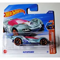 Hot Wheels BLITZSPEEDER TURQUOISE 78 215/250 HW TRACK CHAMPS 2/5 SHORT CARD 2025