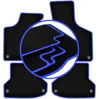 Carlux -BLUE automatten voor: Audi A3 8P hatchback, sportback, cabrio (2003-2011)