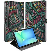 B2Ctelecom Samsung Galaxy Tab S10 FE Plus Tablet Hoesje Aztec met Standaard