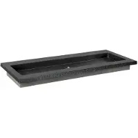 Forzalaqua Wastafel Nova Doppio Gezoet & Gefrijnd 120.5x51.5x9.5 cm 2 Kraangaten
