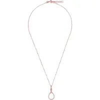 Orphelia 'Aava' Dames 925 Sterling Zilveren Ketting met Hanger - Roze ZH-7421