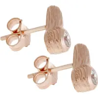 Orphelia Dames 925 Sterling Zilveren Stud Oorbellen - Roze ZO-6025/1