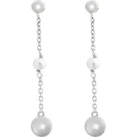 Orphelia 'Milena' Dames 925 Echt Zilveren Dangle Oorbellen - Zilver ZO-7379