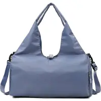 LONGZIMING -Yogatas Sporttas 49x25x21 cm – Ruim Opbergvak, Scheiding Nat/Droog, Afneembare Schouderriem, Oxford Stof