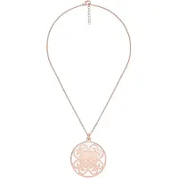 Orphelia Dames 925 Sterling Zilveren Ketting met Hangertje - Roze ZH-6035/1