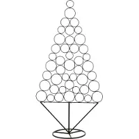 Mica Decorations Kerstbal Standaard Zwart 90 X 45 X 180 Cm
