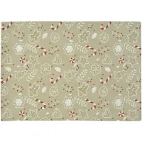 Jil Sander placemat Ginger Man 35x50 Fb. 19 - Beige/Red