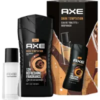 Axe Dark Temptation 2-delige Geschenkset – Eau de Toilette 100 ml & Douchegel 250 ml – Herenverzorging - Cadeauset Heren