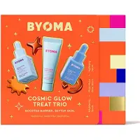 BYOMA Cosmic Glow Treat Trio – 3-Delige Serum Giftset – Hydrating Serum 15ml + Brightening Serum 10ml + Phyto-Mucin Glow Serum 15ml – Boosted Barrier Skincare Set