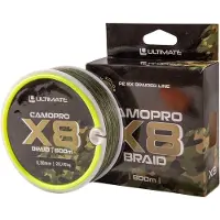 Ultimate Camopro X8 Braid Gevlochten Karperlijn 0.20mm/13.56kg (600m) - Gevlochten Lijn