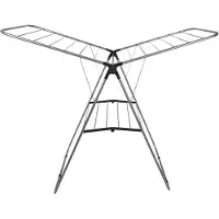 Je Cherche Une Idee Wasrek/droogrek - grijs - metaal - 136 x 59 x 93 cm - ophangen