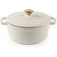 Salter Chester Gietijzeren Braadpan | Crème | 24CM | Zelfbesprenkelend