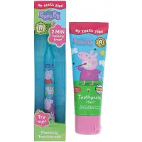 Firefly Peppa Big Flashing Toothbrush + Toothpaste