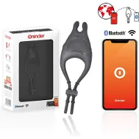 Oninder - PAMPA RECHARGEABLE ADJUSTABLE VIBRATOR RING WITH CLITORIS STIMULATOR 10 SPEED - FREE APP | COCKRING | VIBREREND COCKRING | PENIS RING | SEKSSPEELTJES VOOR KOPPELS | SEKSSPEELTJES VOOR MANNEN