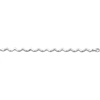 Orphelia Dames 925 Sterling Zilveren Set: Ketting + Armband - Zilver SET-040