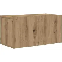 vidaXL Tv-meubelset 4 st Artisan Eiken Bewerkt hout