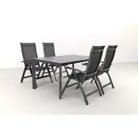 Kettler Edge/Altura 160 cm. tuinset - 5-delig verstelbaar