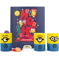 Minions Adventskalender - 24 vakjes - karton - bonte kleuren