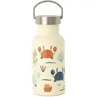 CHICMIC Chic.Mic Bioloco Kids - RVS thermosfles - 350 ML - Crabs - Anti lek dop - Rietje dop - Lichtgewicht