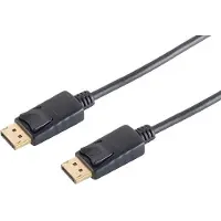 S-Impuls DisplayPort kabel - versie 1.2 (4K 60Hz) / zwart - 1 meter