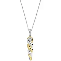 Ti sento Dames Hanger - 925 zilver - Zirkonia met geel verguld - 6845ZY