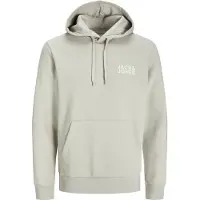 Jack & Jones Sweatshirt lichtgrijs / wit