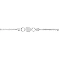 Orphelia Dames 925 Sterling Zilveren Set: Ketting + Armband - Zilver SET-021
