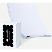 Cloudpillo Plus Topper 140x200 - Topdekmatras - Adaptive Support laag - 4-Seizoenen - Voorzien van Elastieken - Wasbare Hoes