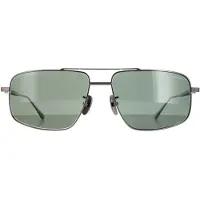 Chopard zonnebril SCHF21M 568P Totaal glanzend Gunmetal Gray Green Polarisated