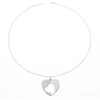 Orphelia Dames 925 Sterling Zilveren Ketting met Hanger - Zilver ZH-4308