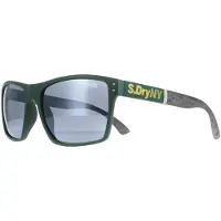 Superdry Kobe SDS 107 matte rubberachtige groen grijze zonnebril