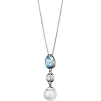 Orphelia 'Lylou' Dames 925 Sterling Zilveren Ketting met Hanger - Zilver ZH-7498